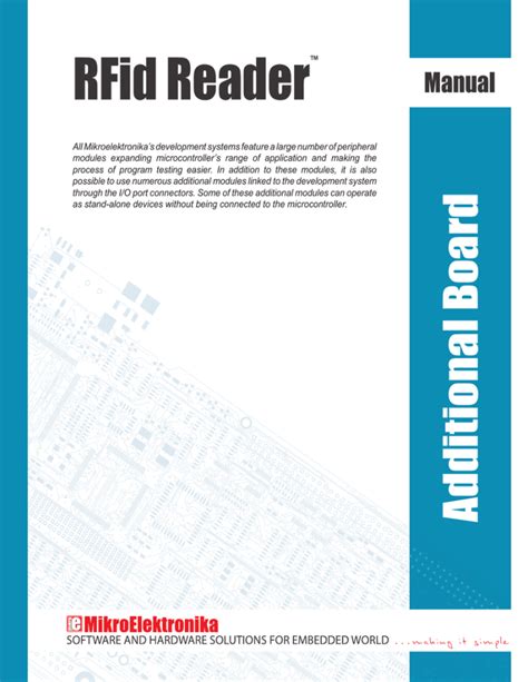 Users Guide for RFID Readers 